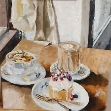 Bild frühstück café gebraucht kaufen  Würzburg