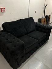 Luxurious black velvet for sale  BEDFORD