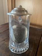 Bierglas glaskrug stadt gebraucht kaufen  Ascha