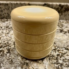 Organizador de vaidade mesa giratória Interdesign bege marfim vintage MCM joias ponderadas comprar usado  Enviando para Brazil