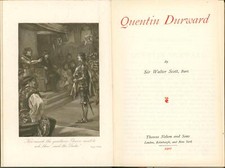 Quentin durward the gebraucht kaufen  Deutschland