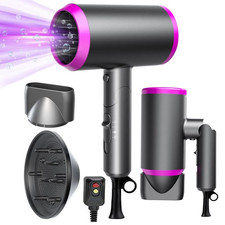 Secadora De Cabello Pelo Iónico Con Difusor Para Rizos Mujer Profesional 1800W comprar usado  Enviando para Brazil