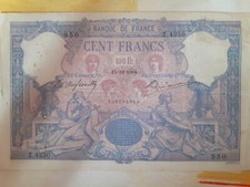 Billet 100 francs d'occasion  Issoire