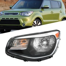 Farol para Kia Soul 2014 2015 2016-2019 driver lado esquerdo halogênio cromado e preto comprar usado  Enviando para Brazil