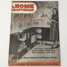 Vtg 1951 The Home Craftsman Magazine MCM Cabinets Duncan Phyfe Window Seat segunda mano  Embacar hacia Mexico