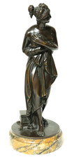 Alte bronzefigur figur gebraucht kaufen  Langweiler