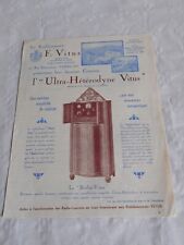 Ancien catalogue radio d'occasion  Bais