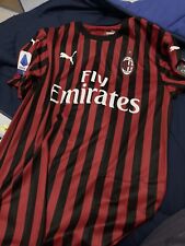 Maglia milan match usato  Priolo Gargallo