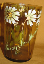 Verre émaillé ancien d'occasion Verre émaillé ancien d'occasion  Montmoreau-Saint-Cybard