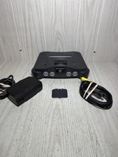 Console Nintendo 64 antigo com pacote de jumper e cabos - Cinza carvão comprar usado  Enviando para Brazil