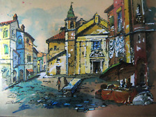 Quadro cromolitografia oro usato  San Giovanni la Punta