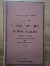 Traité thérapeutique matièr d'occasion  Lunel