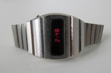 Usado, Relógio masculino SS 1978 COLLINS LED digital retrô tempo computador quartzo estado sólido. comprar usado  Enviando para Brazil