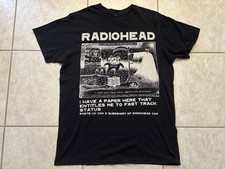 Tampas de gelo vintage Radiohead derretendo 'Kid A' W.A.S.T.E. Camisa de banda masculina grande comprar usado  Enviando para Brazil