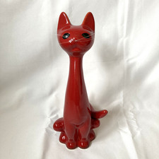 Cat figurine ceramic for sale  FOLKESTONE