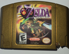 Usado, The Legend of Zelda: Majora's Mask N64 ouro holográfico autêntico testado rachado comprar usado  Enviando para Brazil