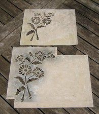 Ancien pochoir motif d'occasion  Neuville-aux-Bois