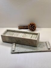 Stone marble dominoes d'occasion  Expédié en Belgium
