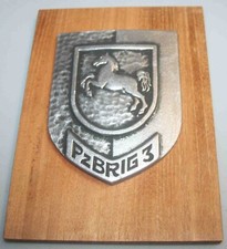 Holztafel wappen brig gebraucht kaufen  Wedemark