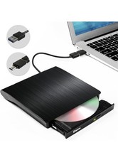 Unidade de DVD Externa-CD/DVD R/W Drive para PC-Slim Compatível com Windows MAC OS Linu, usado comprar usado  Enviando para Brazil