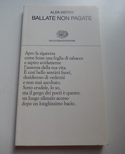 Alda merini ballate usato  Venezia