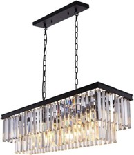 Light crystal chandelier for sale  HALESOWEN