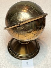 Vintage brass globe for sale  Fall River