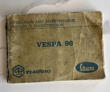 Vespa maintenance manual for sale  CLITHEROE