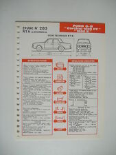 Fiche technique rta d'occasion  France