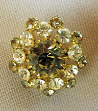 Broche strass vert d'occasion  Nantiat