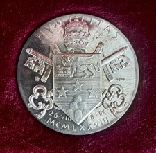 Medaglia papale argento usato  Trento