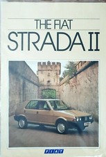 Fiat strada brochure for sale  BIGGLESWADE