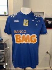 Camiseta Cruzeiro 2014, Casa, Azul, Tamanho P, Olk, Match Worn, #25, Willian Bigode comprar usado  Enviando para Brazil
