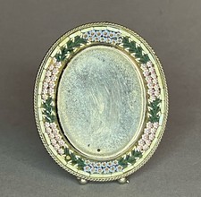 Moldura em miniatura vintage floral micro mosaico, Itália comprar usado Moldura em miniatura vintage floral micro mosaico, Itália comprar usado  Enviando para Brazil