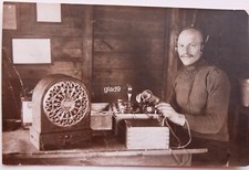 Fone de Ouvido Operador de Telefone Estônia Signalman Foto Vintage Assinada 1928 comprar usado  Enviando para Brazil