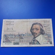 Billet 10nf richelieu d'occasion  Le Mans