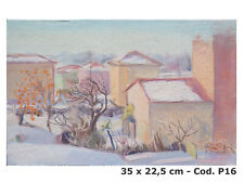 Quadro olio veduta usato  Torino