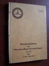 Betriebsanleitung mercedes ben gebraucht kaufen  Erkner