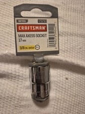 Soquete de passagem CRAFTSMAN Max Axess 3/8" unidade 17 mm 6 peças 29290 novo na caixa comprar usado  Enviando para Brazil