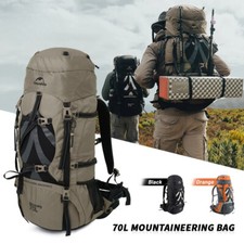 Mochila profissional para caminhadas ao ar livre bolsas de viagem grande capacidade 70L montanhismo comprar usado  Enviando para Brazil