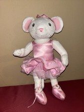 Boneca de pelúcia Saba Toys Angelina Ballerina posable balé bailarina 2005, usado comprar usado  Enviando para Brazil