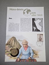 Münzbriefe aller peru gebraucht kaufen  Thale