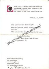 Brief 1972 hebräisch gebraucht kaufen  Dortmund