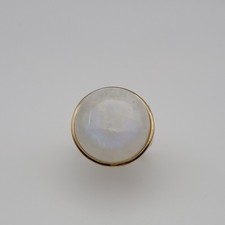 Goldring mondstein 375 gebraucht kaufen  Idar-Oberstein