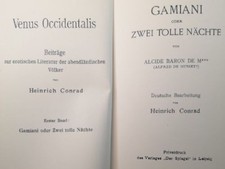 Gamiani oder Zwei tolle Nächte. Venus Occidentalis. Beiträge zur erotischen Lite comprar usado  Enviando para Brazil