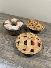 Faux Fake Mini PIES Bundt Decoração de Bandeja de Bolo Camadas - Bonecas Tea Party Rústico comprar usado  Enviando para Brazil