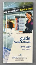 Nice airport timetable for sale  BRIGHTON