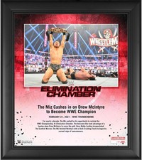 Miz wwe framed for sale  Fort Lauderdale