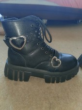 Vegan leather boots for sale  LONDON