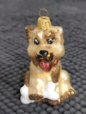 Christmas ornament puppy for sale  Gray